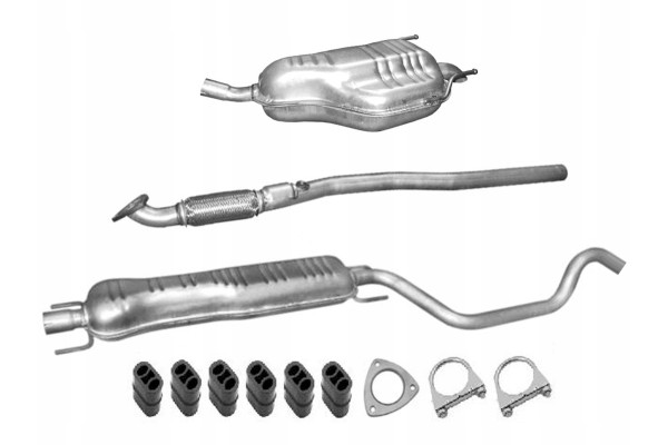 OPEL ZAFIRA B 1 6 85kW 1 8 103kW SILENCER SET MAX SET