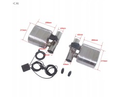 Active through chamber silencer 63mm