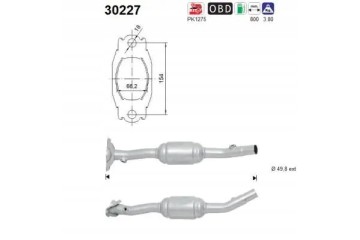 CATALYST 30227 AS RENAULT LAGOON III Packaging status original