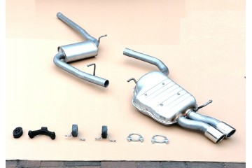 AUDI A4 B6 B7 1 9 2 0 TDI 85 89 93 100 103KW OD2004 CENTER FINAL SILENCER