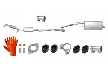 FORD FIESTA 1 6 16V 74kW 2001 11 2005 CENTER END SILENCER
