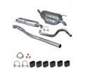 Silencers set Opel Zafira B 1 6 2 2 from 2005 Catalog number of the part ZEST 17 623P 17 287E 17 337E