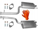 LEXUS LS600H 5 0 FROM 2007 FINAL SILENCER LEFT RIGHT 1743038570 1744038020