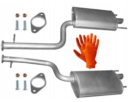 LEXUS LS600H 5 0 FROM 2007 FINAL SILENCER LEFT RIGHT 1743038570 1744038020