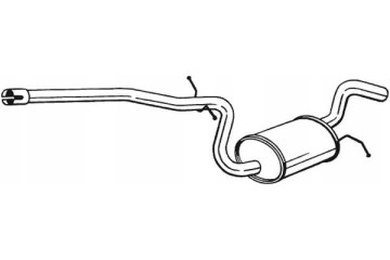 Bosal 285 457 Middle silencer Car type passenger cars