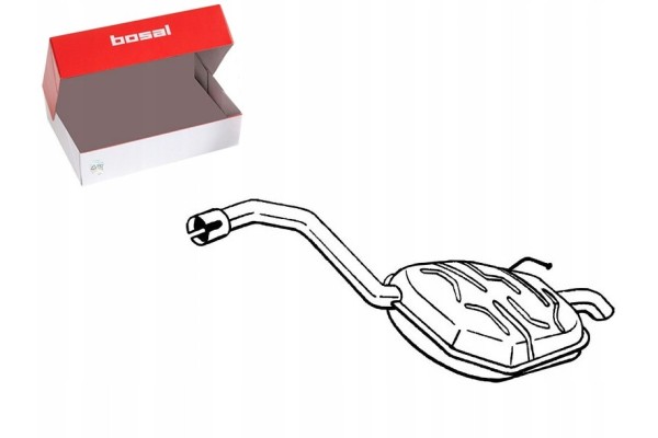 EXHAUST SILENCER REAR FORD GALAXY II GALAXY MK II