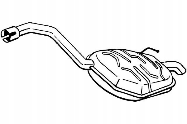 EXHAUST SILENCER REAR FORD GALAXY II GALAXY MK II Part manufacturer Bosal