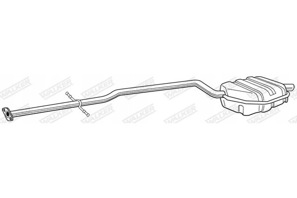 Final silencer 22684 WAL Catalog number of substitutes ASMET 12 019 BLUE PRINT ADB116002 BOSAL 290 161 EDEX 59 04 EDEX 59 05 EEC