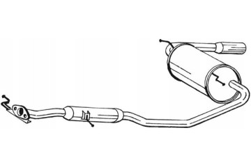 FINAL SILENCER BOS284 567 284 567 Part manufacturer Bosal