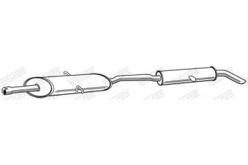 WALKER Final silencer 21521 SILENCER CHRYSLER VOYAGER II 3 3 97 WALK Part manufacturer Walker