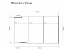 Mattress for car MERCEDES V KLASSE van bus motorhome FOAM HARD 185x138x10 Car type 4x4 SUV cargo vans RVs passenger cars