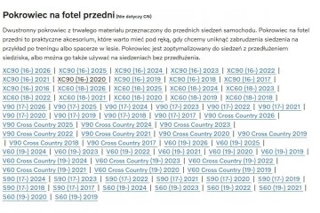 Protective cover for front seat cover 32272779 Volvo Car Czestochowa Quality of parts according to GVO O original with manufactu