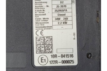 PARKING HEATER WEBASTO AIRTRONIC FORD F MAX 122R 000025 10R 041516 Car type trucks