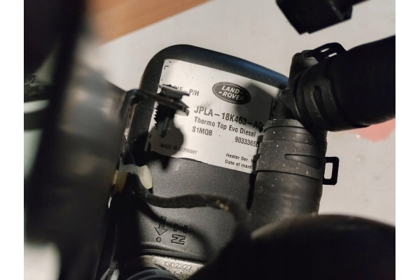 Calefactor de estacionamiento Webasto Land Rover JPLA-18K463-AC Europa