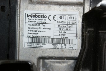 VW SHARAN 7N TSI WEBASTO HEATING 7N0815065N Catalog number of the part 7N0815065N