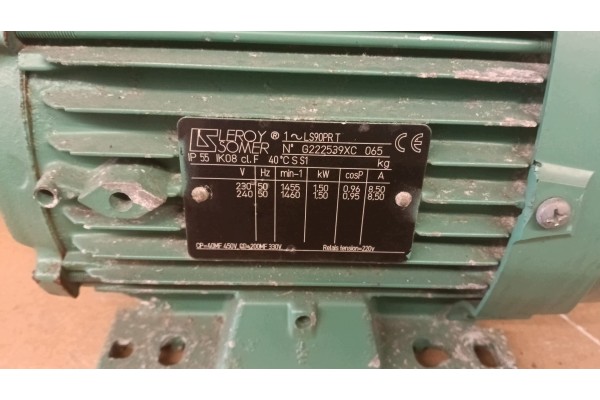 ELECTRIC MOTOR REFRIGERATION UNIT RELEC FROID TR 31 21 LEROY SOMER Catalog number of the part LS90PRT