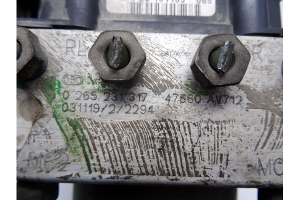 47660AV712  ABS NISSAN PRIMERA BERLINA (P12) Acenta 2004 47660AV712 209266 NISSAN - 2