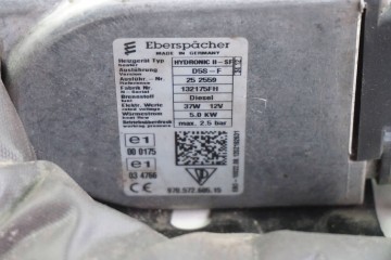 Calefactor estacionario Webasto para Porsche Panamera 97057220515 9705
