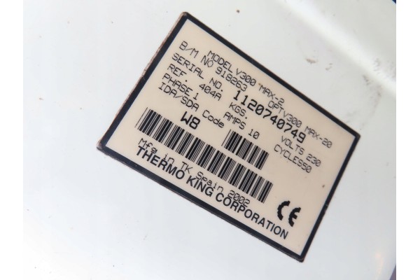 Generador Thermo King V300 Max Número 101