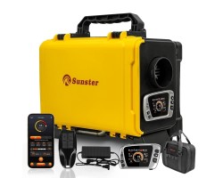 OIL HEATER 8KW 230V 12V WEBASTO WITH VENTILATION AND START STOP BT LCD