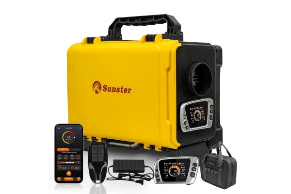 OIL HEATER 8KW 230V 12V WEBASTO WITH VENTILATION AND START STOP BT LCD