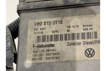 Webasto Heater for VW Transporter T5 7H0815071E Bus 2 5 03 15 Quality of parts according to GVO O original with manufacturer s l