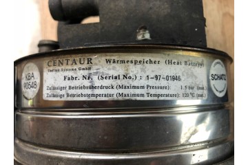 1 97 01946 CENTAUR HEAT ACCUMULATOR Product weight with unit packaging 1 5 kg