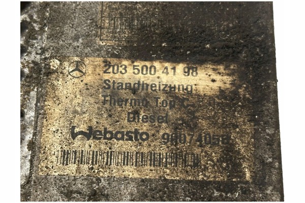 Webasto MERCEDES-BENZ C (W203) 2035004198 2.2L diésel 85kW 2006