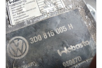 Parking heater Webasto VW PHAETON 3D0815005H Catalog number of the part 3D0815005H