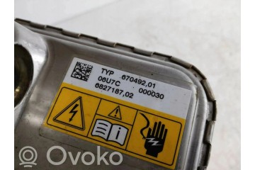 2017 BMW X5 F15 Engine block heater 6827187 Catalog number of the part 6827187