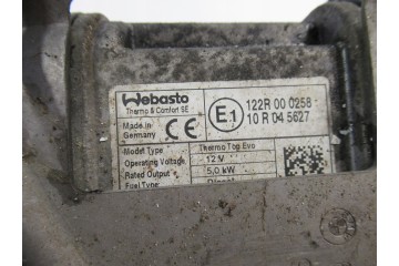 BMW F10 F11 WEBASTO PARKING HEATER 9311149 Catalog number of the part BMW F10 F11 WEBASTO OGRZEWANIE POSTOJOWE 9311149