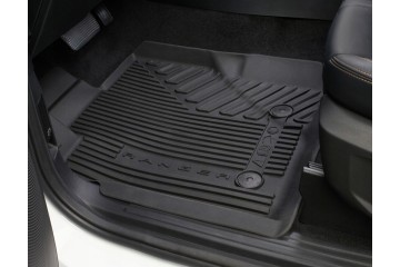 Alfombrillas de goma delanteras y traseras Ford Ranger 2022