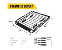 Roof rack steel basket 116 8 x 91 4 x 11 5 cm Part manufacturer Acura OE