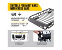 Roof rack steel basket 116 8 x 91 4 x 11 5 cm Customs tariff code 87089997