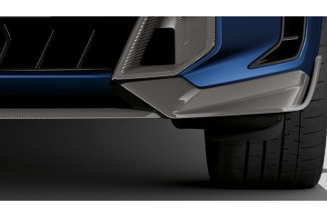 Original L Performance BMW X5 G05 LCI front bumper carbon overlay