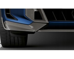Original P Performance BMW X5 G05 LCI front bumper carbon overlay
