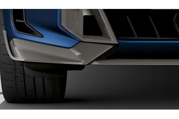 Original P Performance BMW X5 G05 LCI front bumper carbon overlay