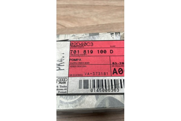 701819100D fuel pump Catalog number of the part 701819100D