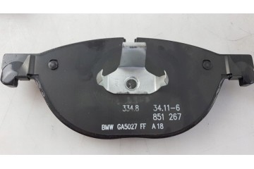 Brake pads complete ceramic front BMW 5 F 10 11 GRAN TURISMO 07 6 Catalog number of the part 34116851269
