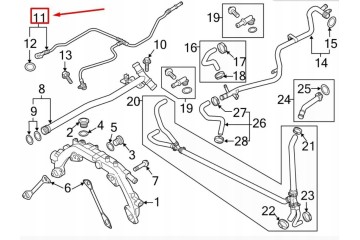 Ventilación del refrigerante para Porsche Cayenne 2010-2015 O.E.M