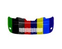 Front bumper with halogen mount with reinforcement black KANGOO Part manufacturer Blic