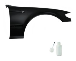Mudguard BMW 3er E46 Sedan Touring 01 06 color 303 COSMOSSCHWARZ right laki