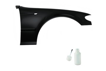 Mudguard BMW 3er E46 Sedan Touring 01 06 color 303 COSMOSSCHWARZ right laki