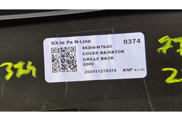 Rejilla del radiador Hyundai Tucson IV LIFT 24- N-LINE OE 86351-N7SA0 