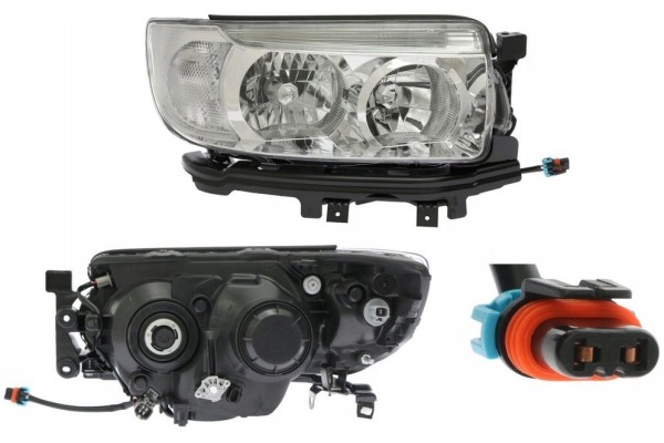 Subaru Forester 06 09 Headlight Right Europe Height adjustment electric