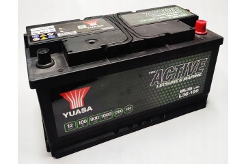 12V 100AH 900A Battery P YUASA ACTIVE LEISURE MARINE L36 100 Packaging status original