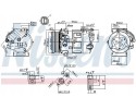 COMPRESSOR AIR CONDITIONING COMPRESSOR 890210 NISSENS Packaging status original