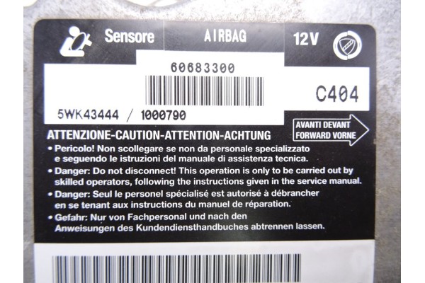 60683300 CENTRALITA AIRBAG ALFA ROMEO GT (125) 2.0 JTS 16V Progression 2004 60683300 212355 ALFA ROMEO - 1