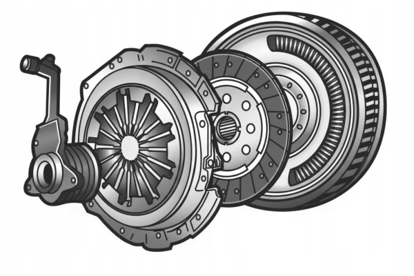 CLUTCH SET DISC FLYWHEEL SCREW PRESSURE