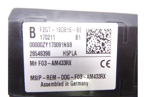 F2GT18D816BE MODULO ELECTRONICO FORD S-MAX (CDR) Trend 2017 F2GT18D816BE 212389 FORD - 1